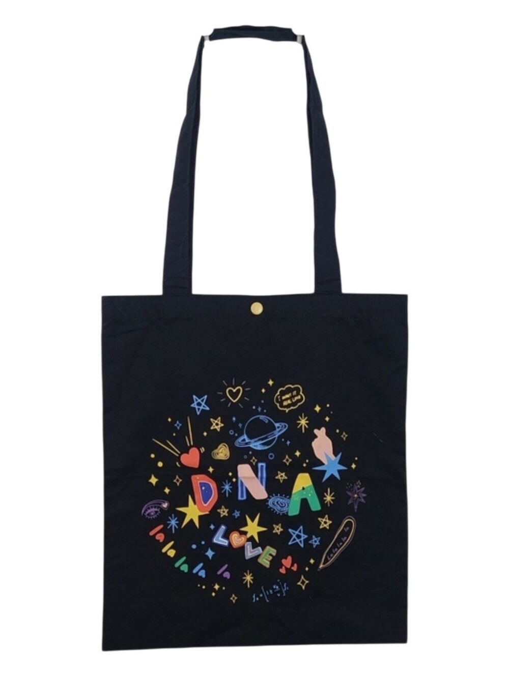 BTS DNA Tote Bag Black